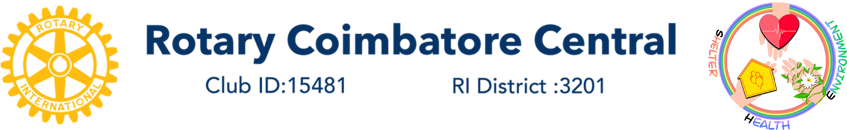 Rotary Coimbatore Central Logo